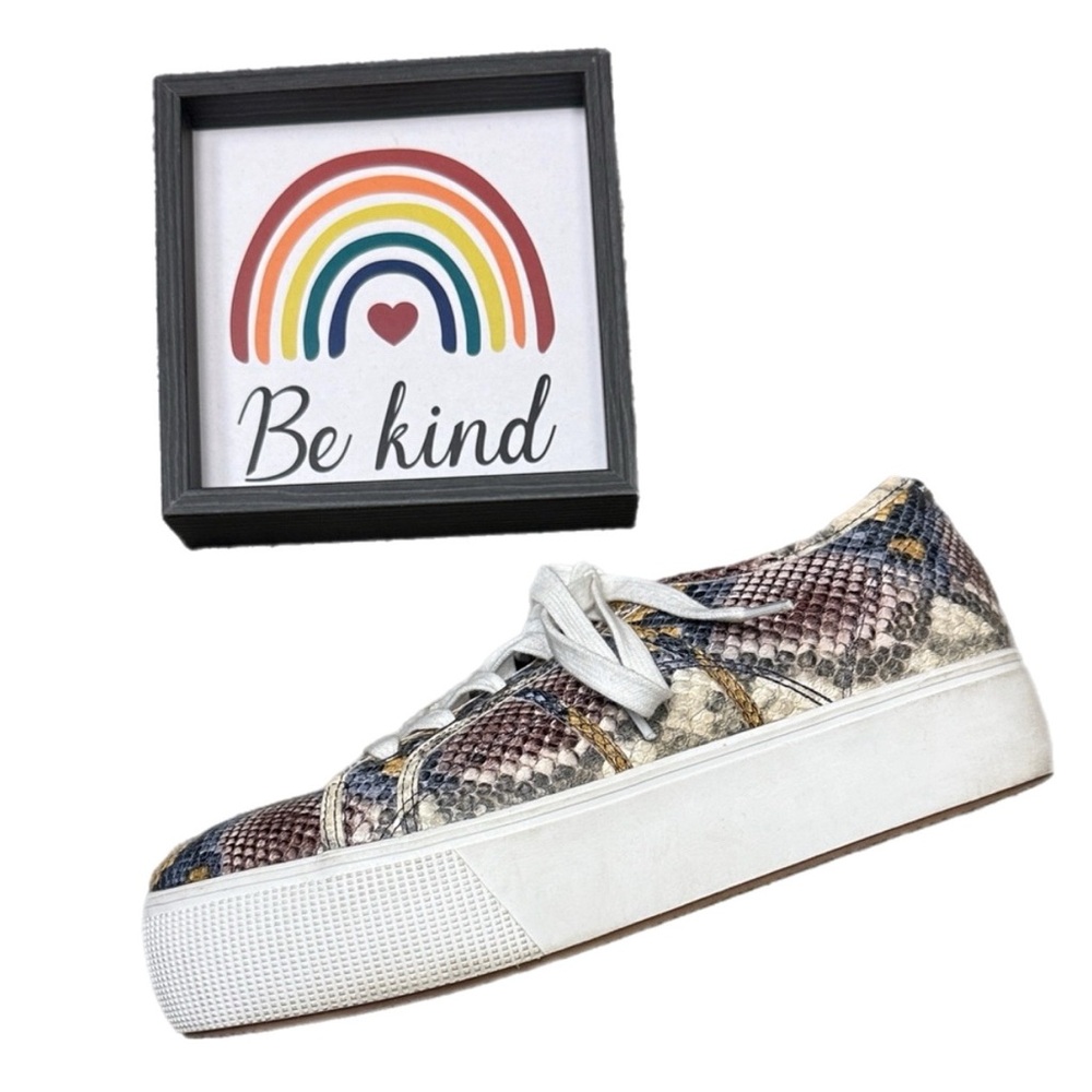 * Steve Madden Kids Multicolor Snake Print Sneakers